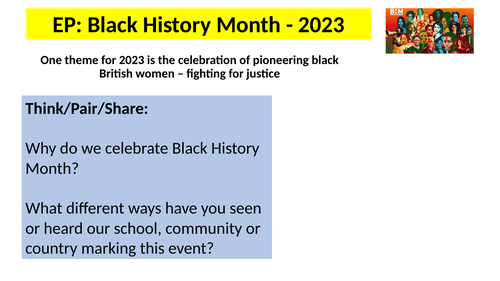 Black History Month 2023