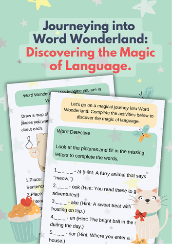 Journeying into Word Wonderland: Discovering the Magic of Language.