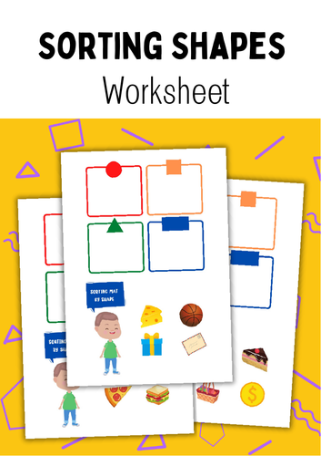 Sorting Shapes Worksheet.