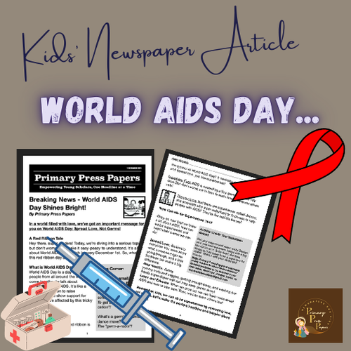 World AIDS Day Text to Read & Fun Activity for Kids to Enjoy (December 1st)