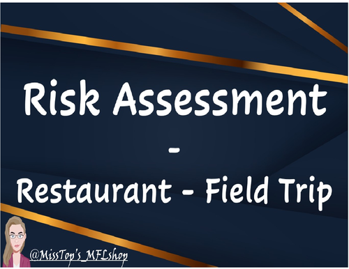 Risk assessment - Restaurant field trip