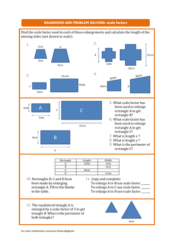 Scale Factor Word Problems