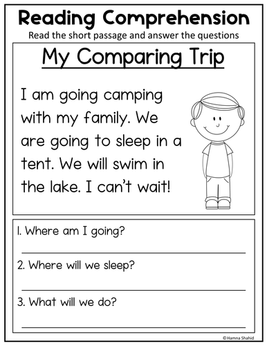 Reading Comprehension Passages and Questions