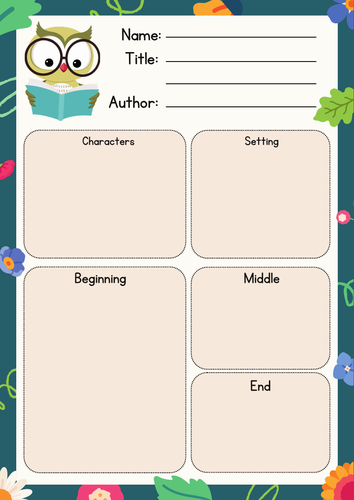 story elements worksheet for 1st grade - story elements activities for kids