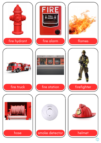 Fire safety week - Pack of printables
