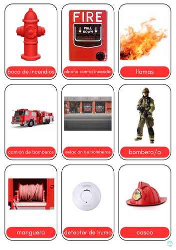 Seguridad contra incendios - Pack de imprimibles