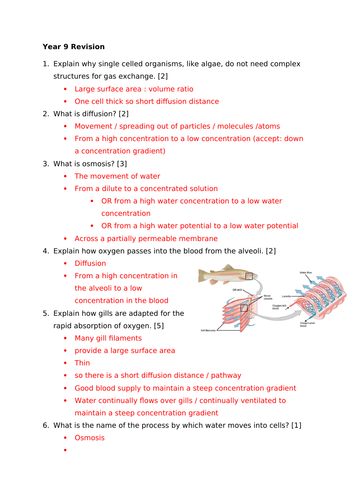 AQA Biology GCSE Paper 1 Revision | Teaching Resources