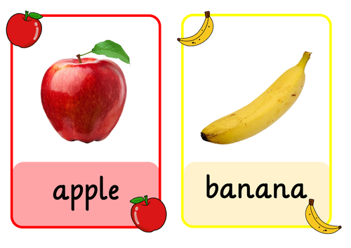 Fruit - role play signs