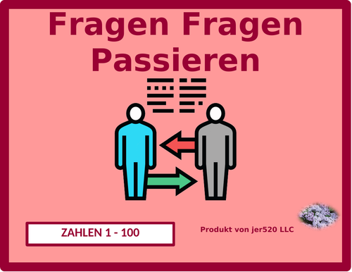 Zahlen (Numbers in German) Question Question Pass Activity