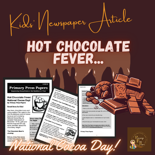 Hot Chocolate Fever: National Cocoa Day FUN Reading and Activity for Kids!