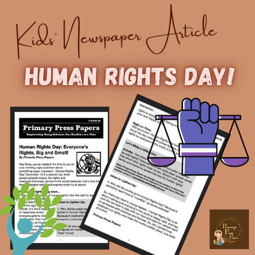Unlock knowledge on Human Rights Day! Reading with FUN Activity for Kids