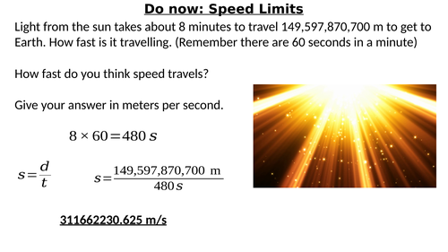 *Full Lesson* Physics: Speed and Distance-Time Graphs