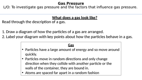 *Full Lesson* Physics: Pressure in Gases