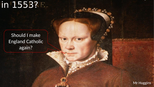 What problems faced Queen Mary in 1553?