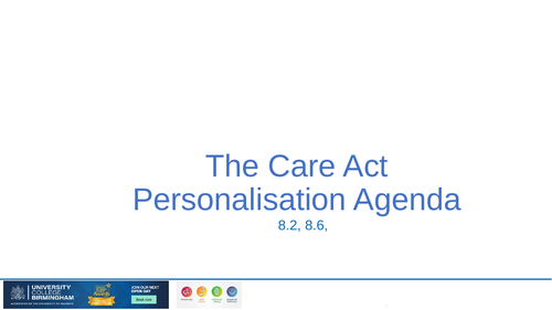 A8.1, 8.2,8.3 a8.5and 8.6 Person centered Care