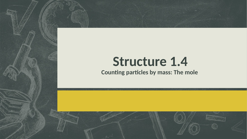 Structure 1 / IB Chemistry / Structure 1.4 (Including worksheets)
