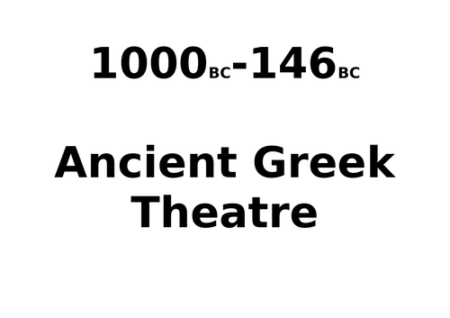 Theatre Timeline Display