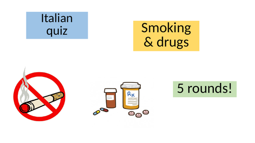 Italian Smoking and Drugs Quiz
