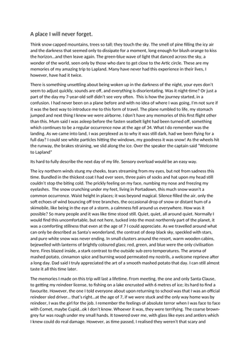 CCEA unit 4 task 1 Sample essays