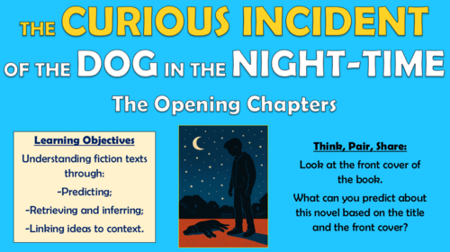 The Curious Incident of the Dog in the Night-time - The Opening Chapters!