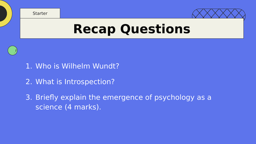 AQA APPROACHES AO1 Behaviourism Lesson