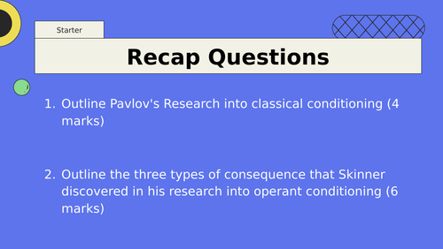 AQA APPROACHES AO3 Behaviourism Lesson