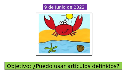 Spanish the sea project