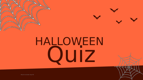 Halloween Quiz KS1