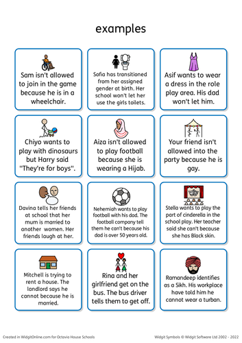 PSHE - Protected characteristics