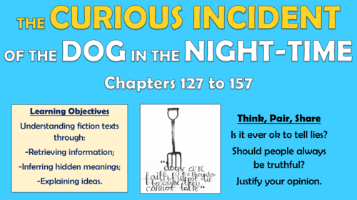 The Curious Incident of the Dog in the Night-time - Chapters 127 to 157!