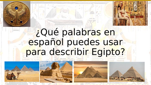 Poema Egipto Spanish Ks2