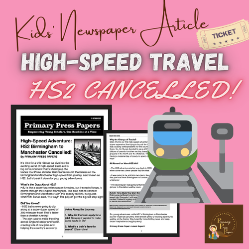 High-Speed Adventure: HS2 Birmingham to Manchester Cancelled! News for Kids