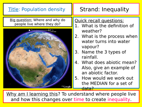 Population density