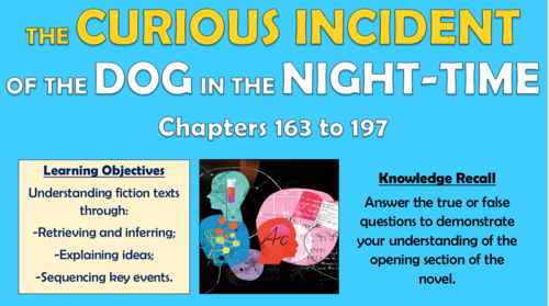 The Curious Incident of the Dog in the Night-time - Chapters 163 to 197!