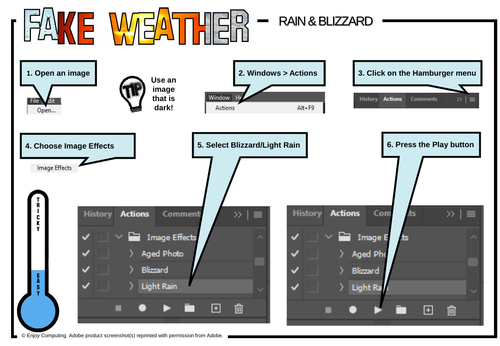 Fake Weather - Adobe Photoshop CC