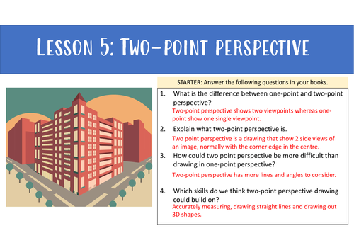 Lesson 5 two-point perspective