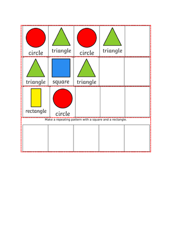 2D Shape Patterns