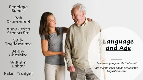 Language and Age A Level variations society