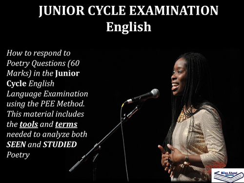 Junior Cycle English Examination - Poetry
