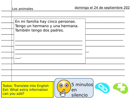 Year 7 Spanish Modulo 1