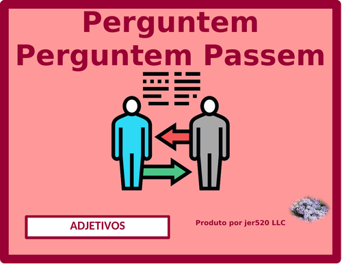 Adjetivos (Portuguese Adjectives) Question Question Pass Activity