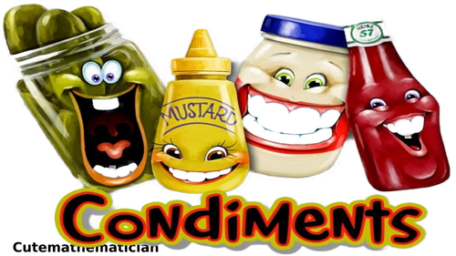 Condiments Powerpoint | Teaching Resources