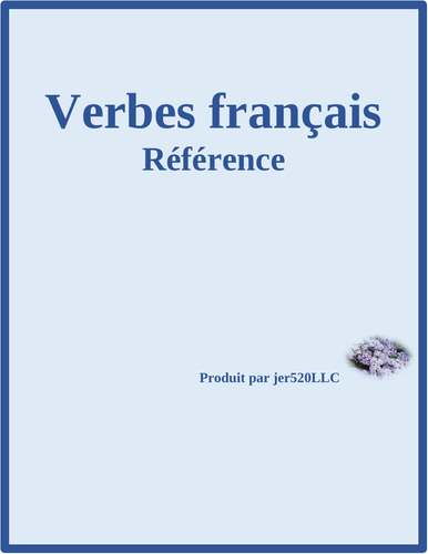 French Verb List 2