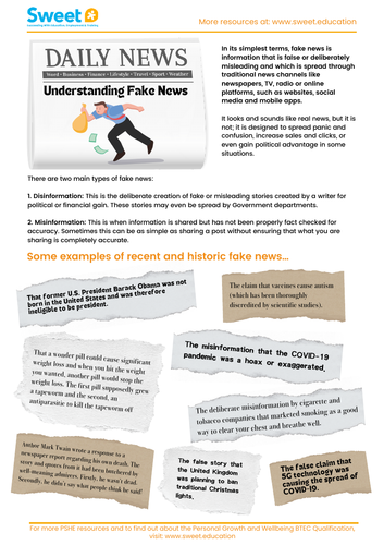 Understanding Fake News