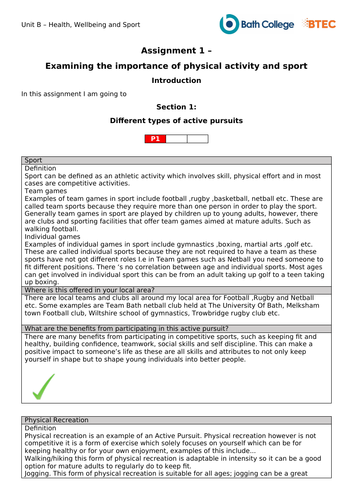 B Health & Wellbeing