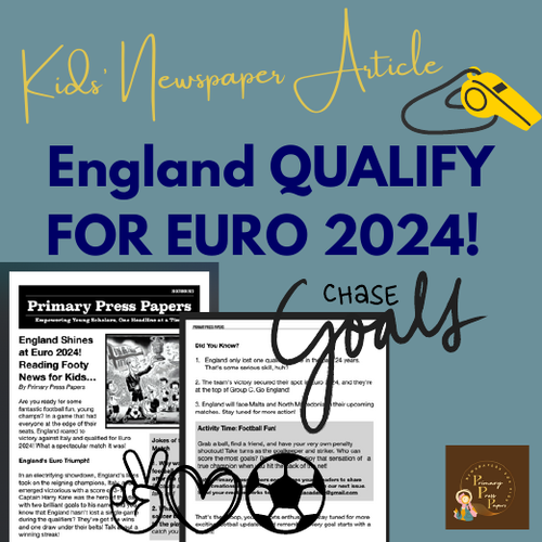 England Shines at Euro 2024! Reading Footy News for Kids to READ!