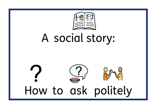 How to ask politely social story