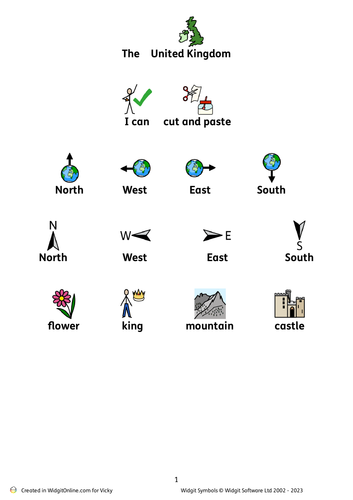 Y1 Geography UK for SEND