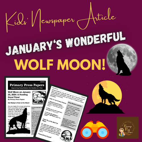 Wolf Moon in January: A Howling Good Time for Kids!