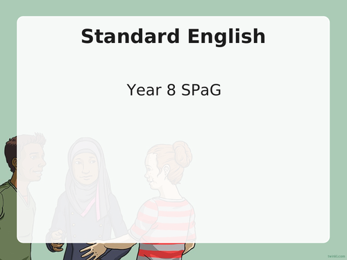 Key Stage 3 SPaG